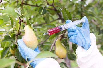 Artificial fruit coloring