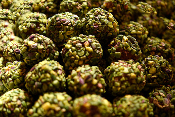 Turkish delight with pistachio