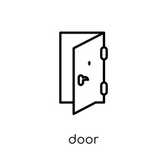 Door icon from Furniture and household collection.