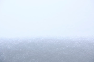 White snow. Natural winter background.