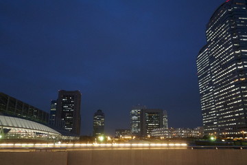 深夜の美しい東京シティ