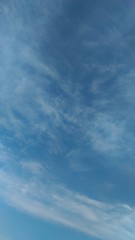 blue sky with white clouds
