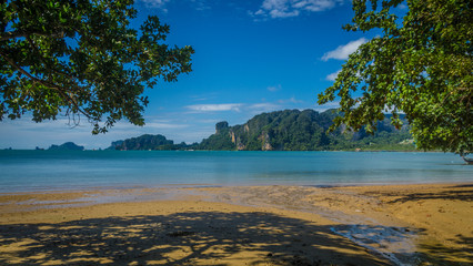 View from Ao nam mao beach in Krabi thailand