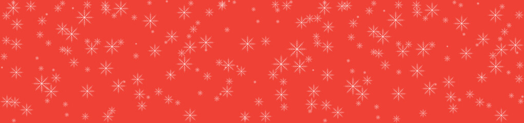 Naklejka na ściany i meble Christmas banner for your text. Winter background with snowflakes