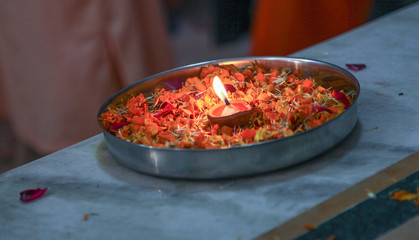 The festival of lights in India