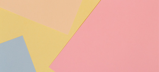 Abstract colorful paper background. Creative geometry design pastel color wallpaper