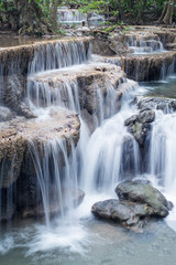 Naklejka premium Beautiful waterfall