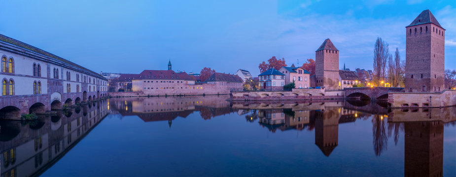 Ponts couverts barrage Vauban in Strasbourg petite France