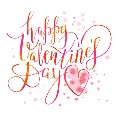 Obraz premium lettering Valentine's day