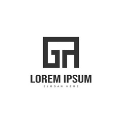 Obraz premium Initial letter logo design. Minimal letter logo template