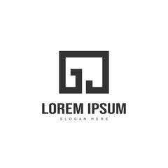 Obraz premium Initial letter logo design. Minimal letter logo template