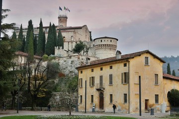 Fototapeta na wymiar Castello di Brescia