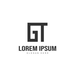 Obraz premium Initial letter logo design. Minimal letter logo template