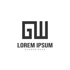 Obraz premium Initial letter logo design. Minimal letter logo template