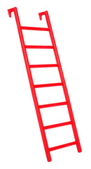 Simple red ladder