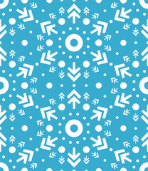 Beautiful Christmas Pattern. Endless Shape.