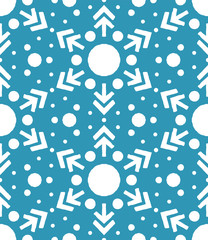 Beautiful Christmas Pattern. Endless Shape.