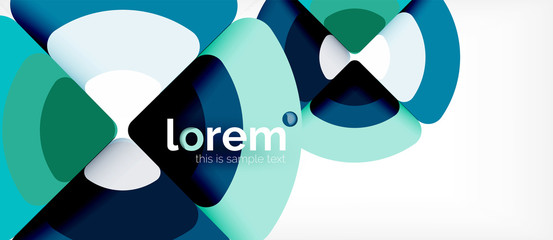 Fototapeta premium Circle abstract background