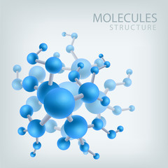 Molecule structure structure, vector