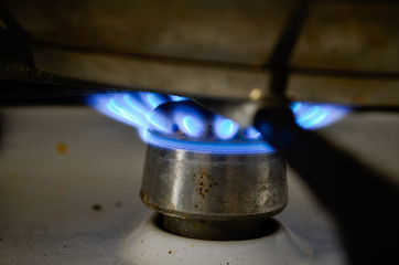 open gas stove - naturel gas