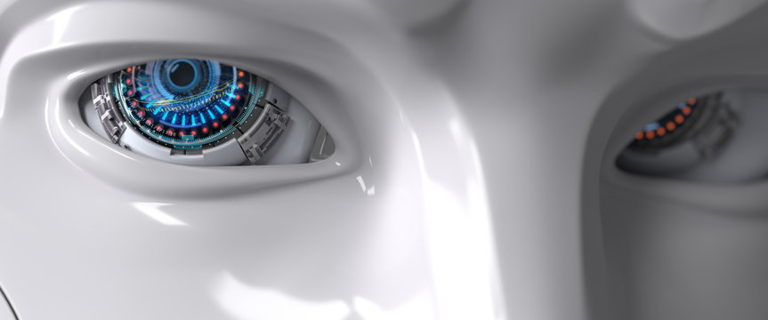 Eyes of robot sales