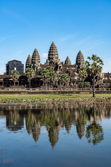 Fototapeta na wymiar Angkor Wat daytime - close up