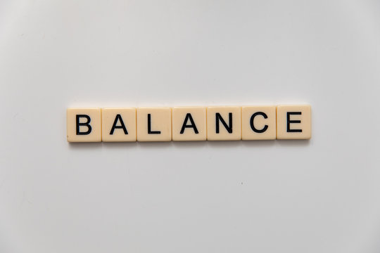 balance letter blocks