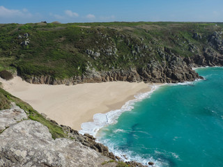 Cliff view to the beach 