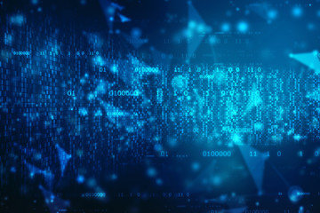 Digital Abstract technology background, Binary Background, futuristic background, cyberspace Concept