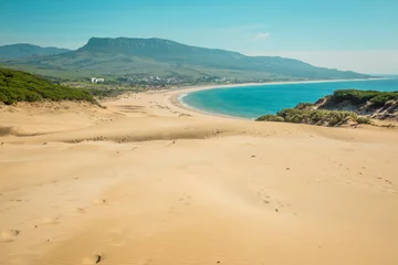 Cercles muraux Plage de Bolonia, Tarifa, Espagne duna en la playa