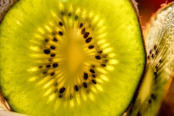 closeup of kiwi