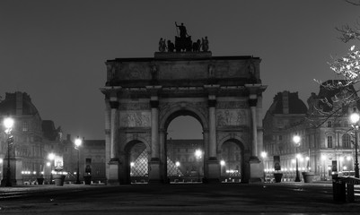 Fototapeta na wymiar Carousel du Louvre in Paris France