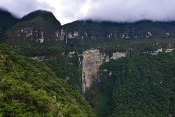 Fototapeta na wymiar Gocta watterfall, Peru