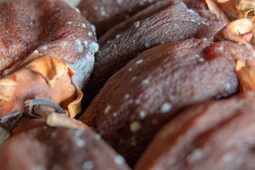 白カビが生えた干し柿