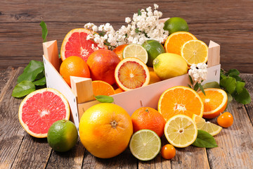 assorted citrus fruit