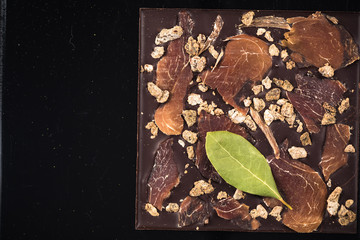 Unusual ingredients in handmade artisan chocolate