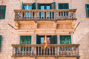 architecture of kotor city in montenegro