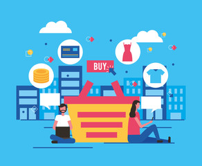 people online buying