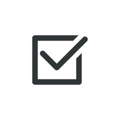 Check mark sign icon. Tick Okay Accept Valid icon button. Confirm icon. Tick in circle sign. Ok Good check list icon.