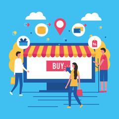 people online buying