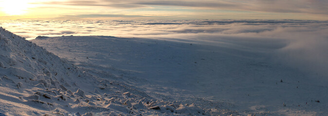 Winter climb on the mountain iremel. Republic of Bashkortostan