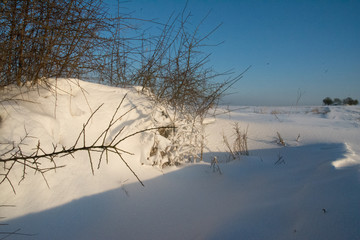 Fototapeta na wymiar Winterlandschaft Weihnachten