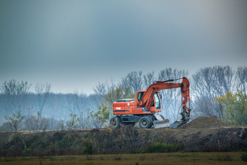 Wheel loader machine