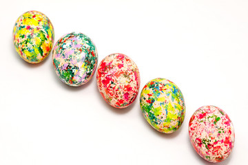 Hand made painted easter eggs