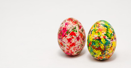 Hand made painted easter eggs