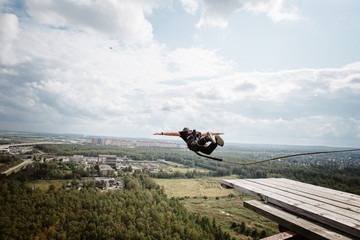 rope-jumping is an extreme sport for everyone