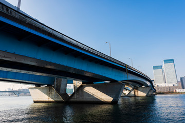 晴海大橋　Under the bridge