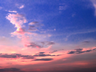 Fototapeta na wymiar Sky sun shines golden horizon.