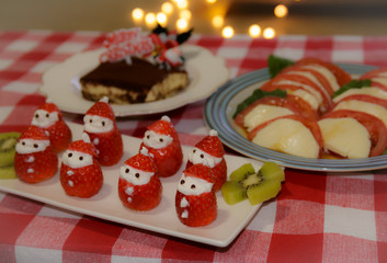 strawberry Santa Claus