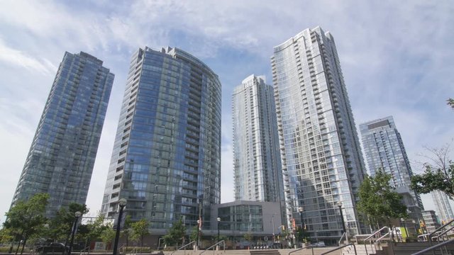 Condominiums in Toronto, Ontario, Canada.